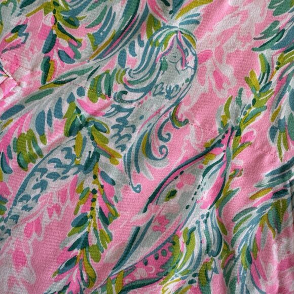 Lilly Pulitzer Unicorn Of The Sea UPF 50+ Skipper Popover Jacket SMALL Mermaid - Picture 4 of 8